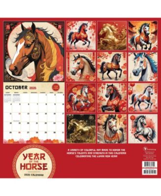 2026 Year of the Horse Wall Calendar