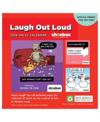 2026 Shoebox Daily Desktop Calendar