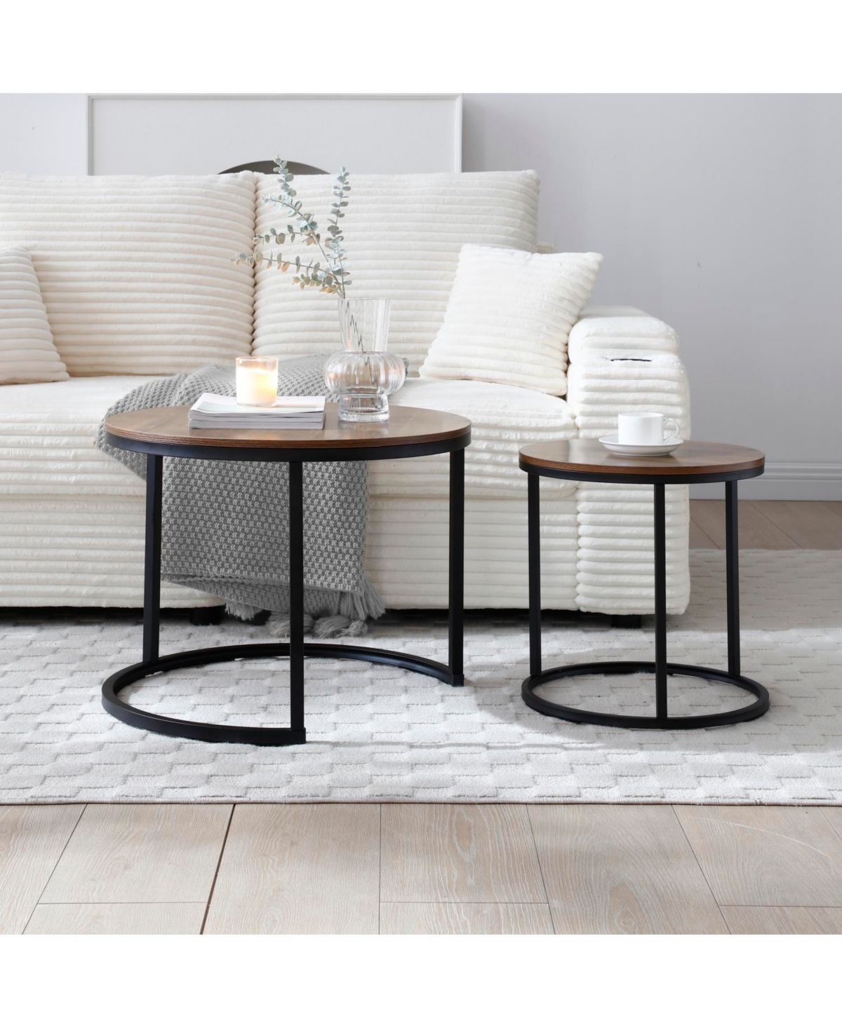 Streamdale Furniture Modern Nesting Coffee & End Tables
