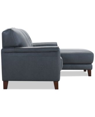 Ashlinn 2-Pc. Leather Chaise Sofa, Exclusively at Macy's