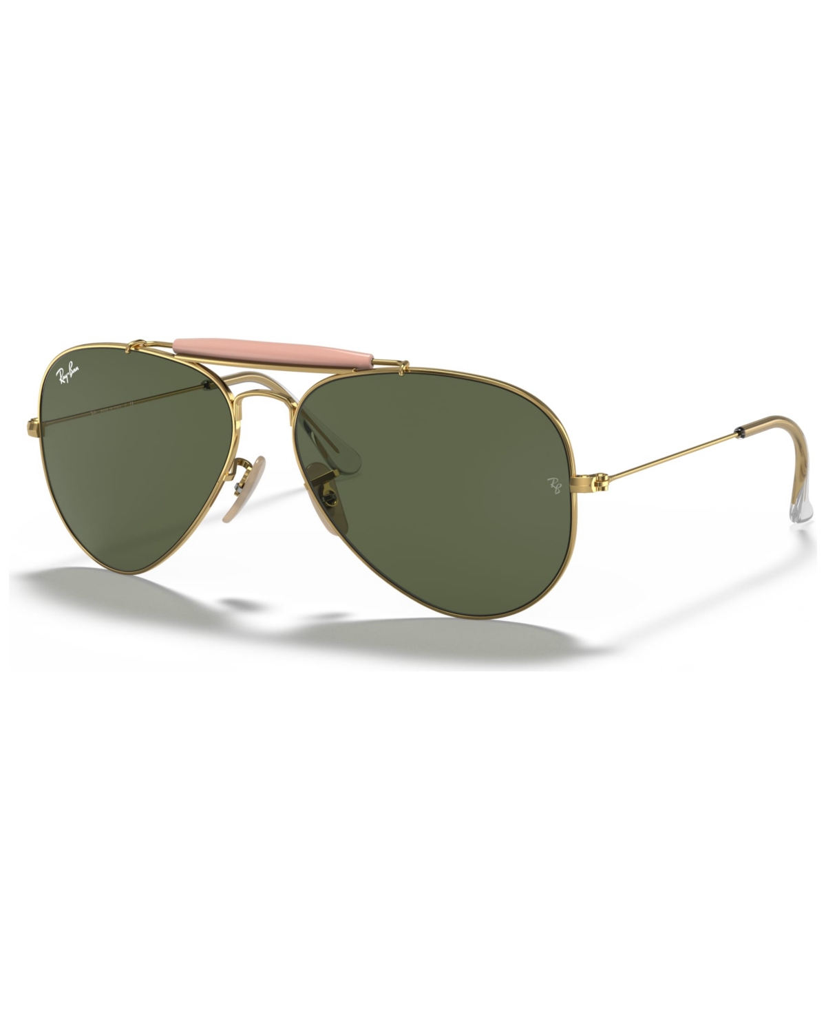 Shop Ray Ban Sunglasses, Rb3029 Outdoorsman Ii In Gold,green