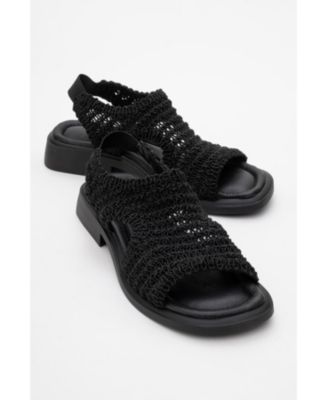 Weave Leather Woven Sandal (Women)