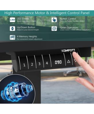 Electric Height Adjustable Standing Desk with Memory Controller