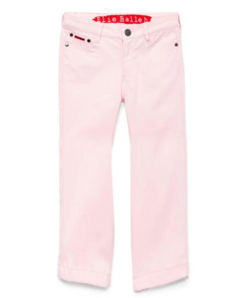 Брюки Elie Balleh Pink Slim Fit 5 Pocket Twill для мальчиков, цвет: Розовый