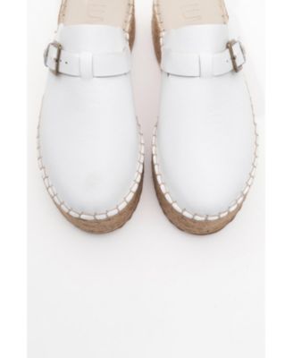 Novas Leather Platform Espadrille Mule (Women)