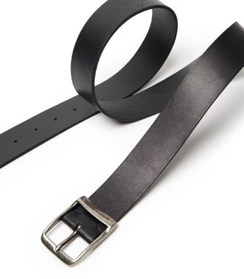 Men's Coronet Crescent Leather Belt