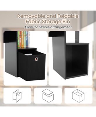 Space-saving Computer Desk with Pull-out Keyboard Tray