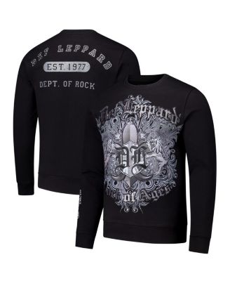 Freeze Max - Men's Black Def Leppard Department of Rock Pullover Sweatshirt