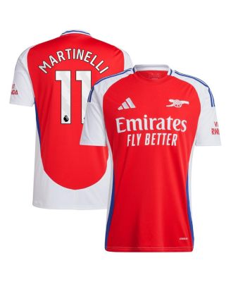 adidas - Men's Gabriel Martinelli Red Arsenal 2024/25 Home Replica Player Jersey