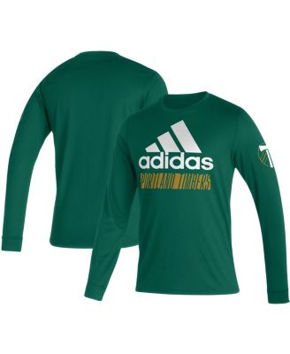 adidas - Men's Green Portland Timbers Vintage AEROREADY Long Sleeve T-Shirt