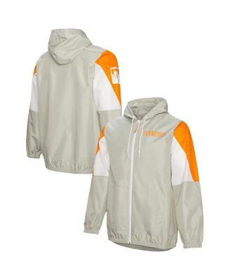 Mitchell & Ness - Men's  Gray Tennessee Volunteers Throw It Back Full-Zip Windbreaker