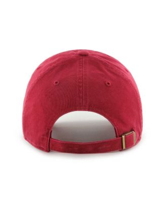 Women's Red Miami Heat Confetti Under Visor Clean Up Adjustable Hat