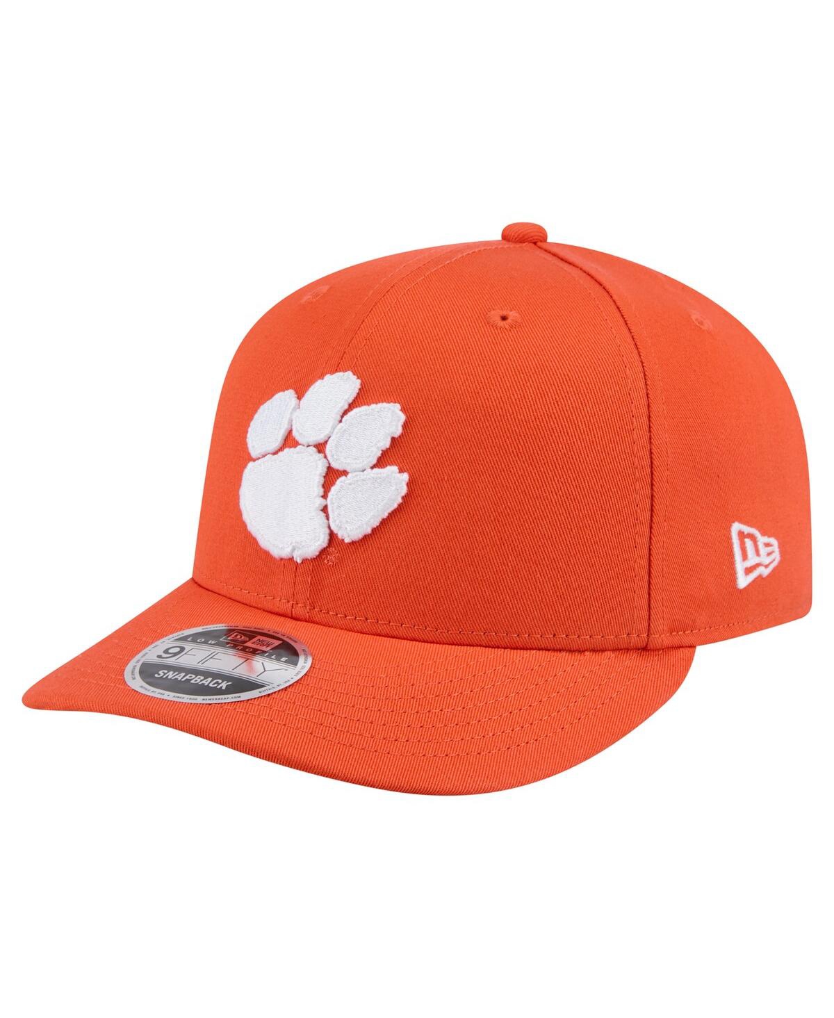 New Era Men's Orange Clemson Tigers Low Profile 9fifty Snapback Hat