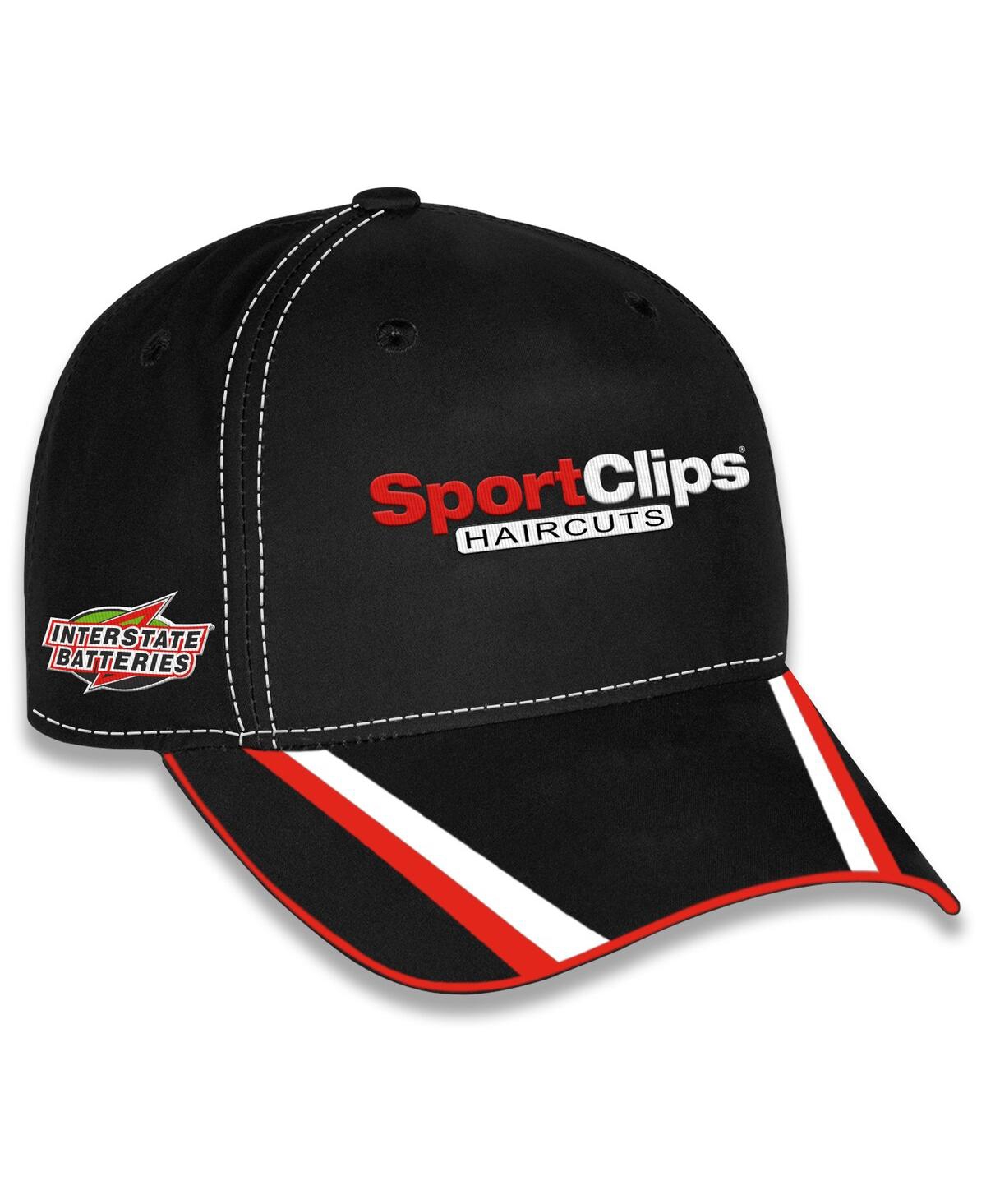 Checkered Flag Sports Men's And Women's Black Denny Hamlin Fedex Uniform Adjustable Hat