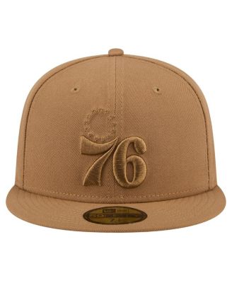 Men's Tan Philadelphia 76ers 59FIFTY Fitted Hat