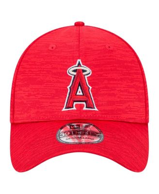 Men's Red Los Angeles Angels Tech 39THIRTY Flex Hat