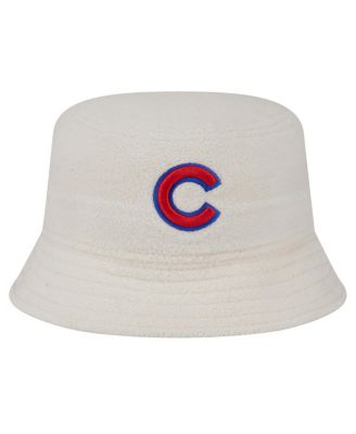 Women's White Chicago Cubs Chrome Cozy Bucket Hat
