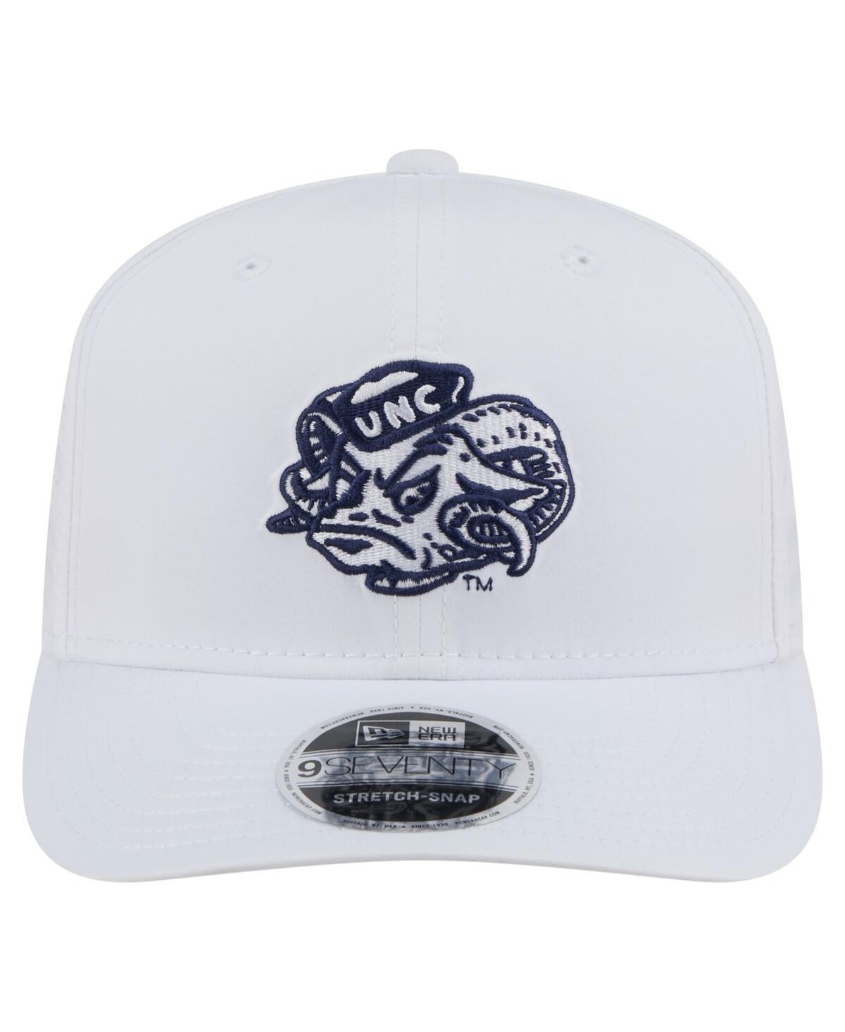 New Era Men's White North Carolina Tar Heels Perform Vault 9seventy Stretch Snap Hat