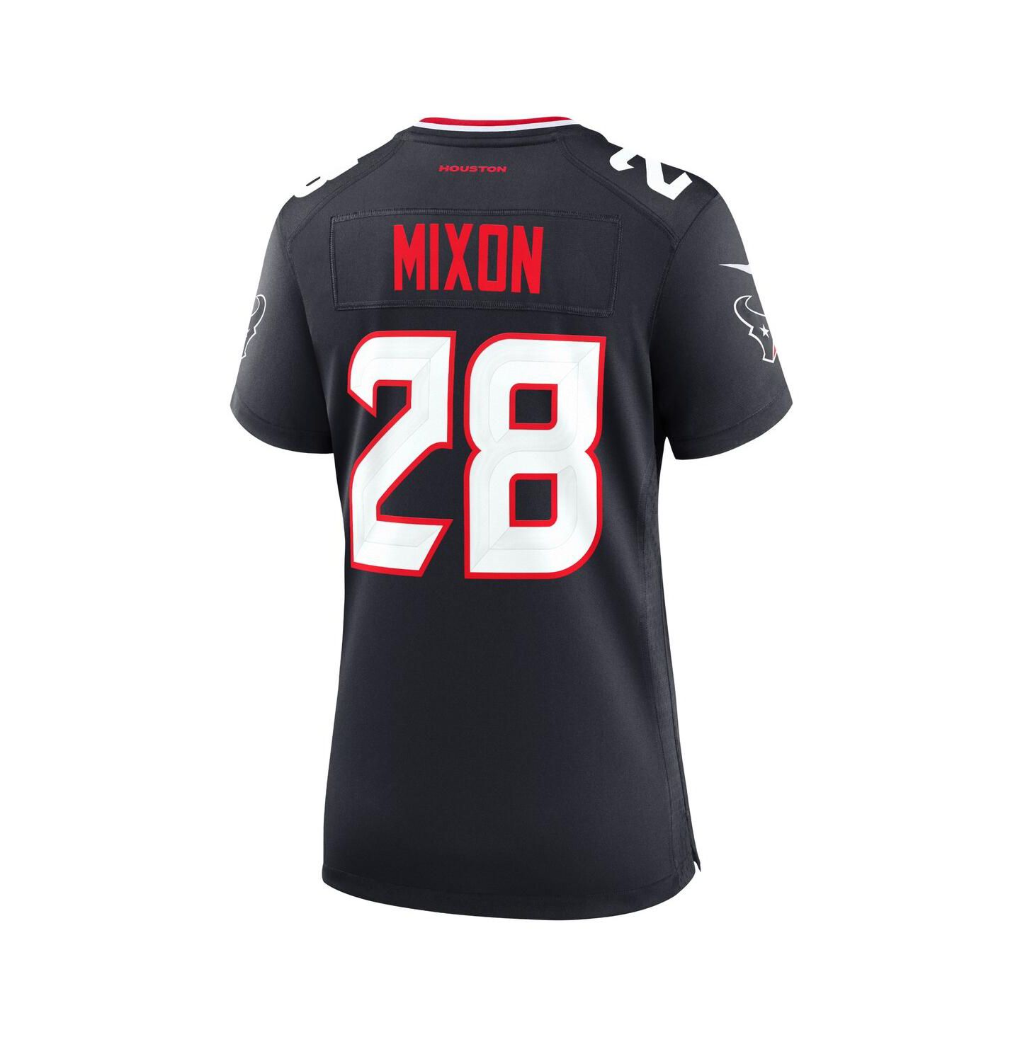 Женский топ Nike Joe Mixon Navy Houston Texans Game Jersey — фото 3