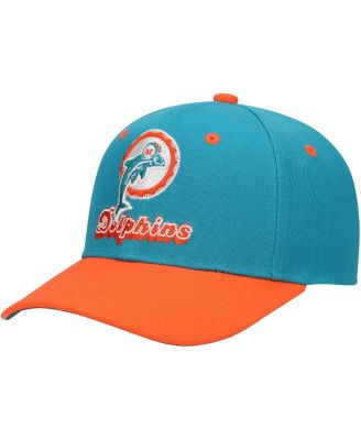 Mitchell & Ness - Big Boys and Girls Aqua Miami Dolphins All In 2.0 Adjustable Hat