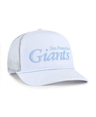 Women's Light Blue San Francisco Giants Foundation Script Hitch Adjustable Trucker Hat
