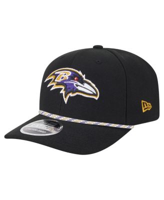 New Era - Men's Black Baltimore Ravens Gameday Multi Rope 9SEVENTY Stretch snap Hat
