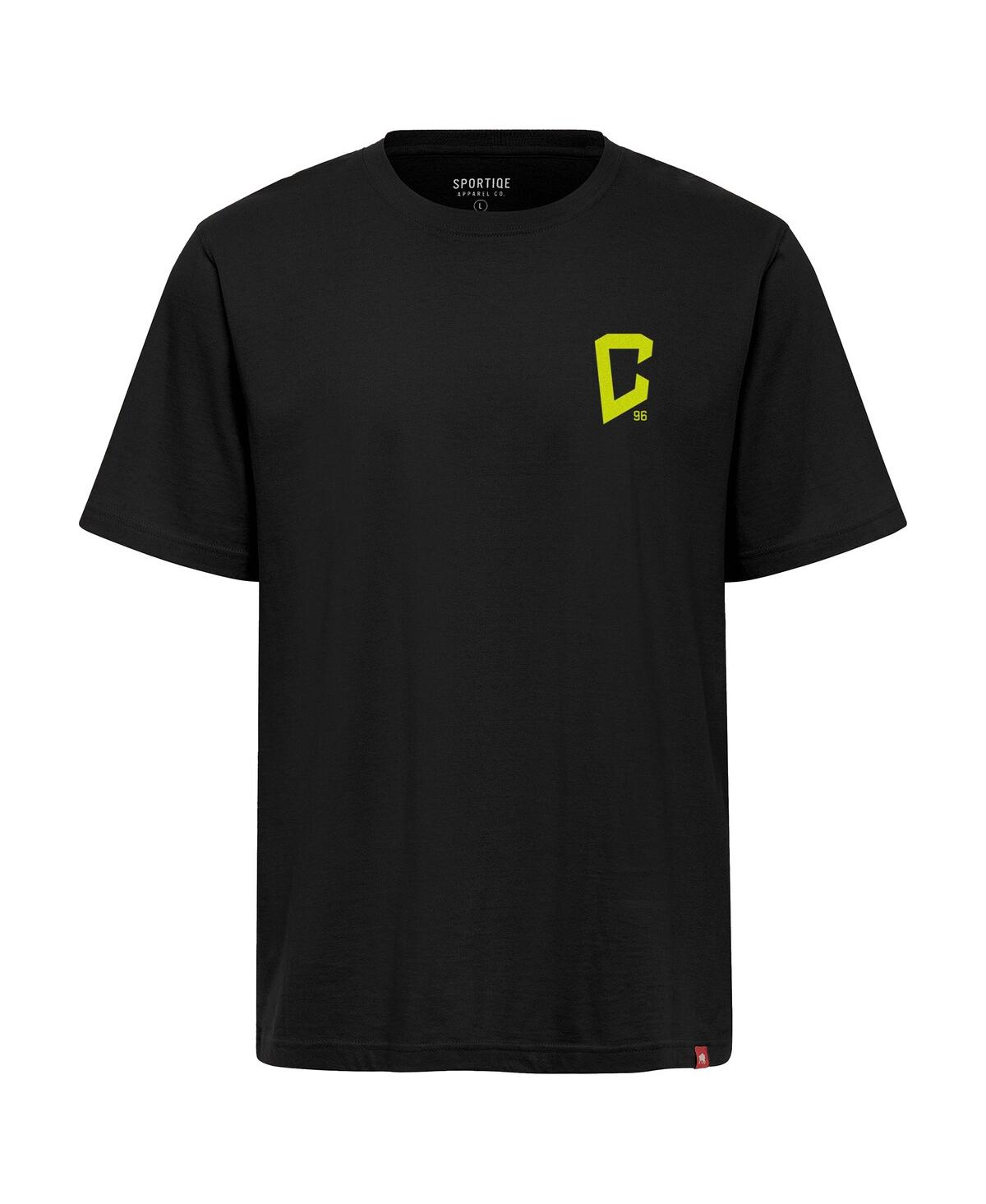 Sportiqe Men's And Women's Black Columbus Crew Duke Premium T-shirt