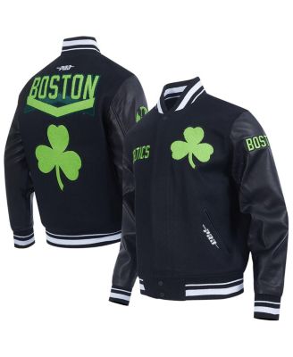 Pro Standard - Men's Black Boston Celtics 2024/25 City Edition Wool Varsity Full-Zip Jacket