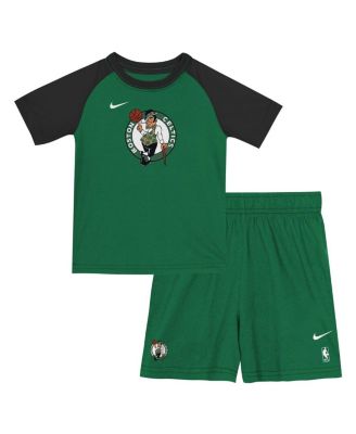 Nike - Big Boys and Girls&nbsp;Kelly Green Boston Celtics Practice T-Shirt and Shorts Set