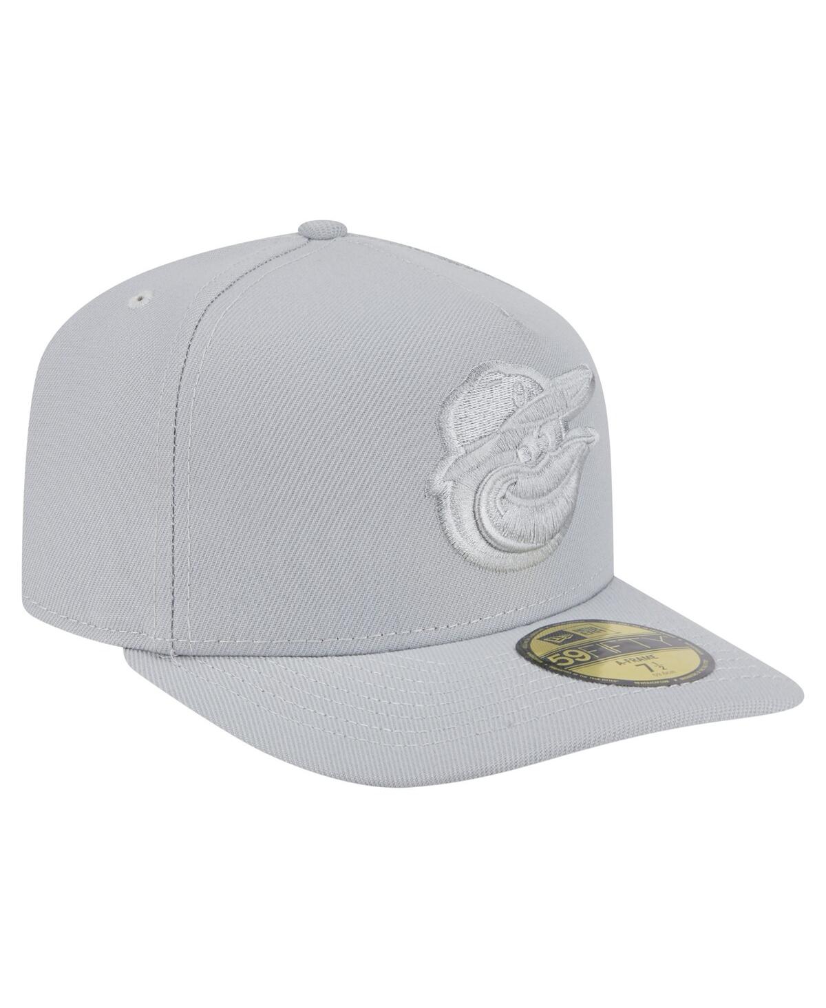 New Era Men's Gray Baltimore Orioles Colorpack 59FIFTY Fitted Hat