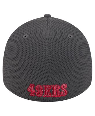 Men's Graphite San Francisco 49ers Main 39THIRTY Flex Hat