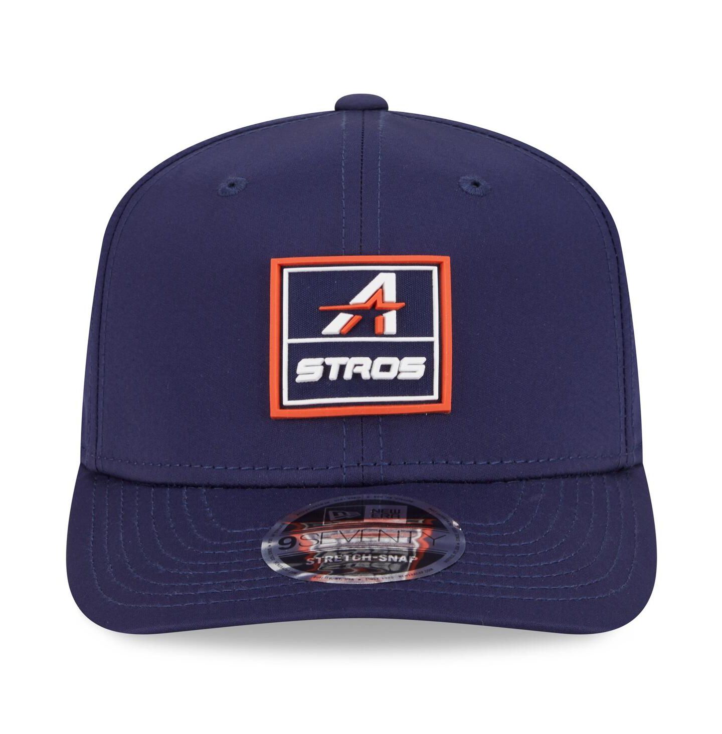 Мужские головные уборы New Era Navy Houston Astros 2025 City Connect Fan Pack 9SEVENTY Adjustable Hat — фото 2