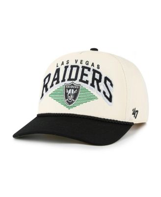 '47 Brand - Men's Cream Las Vegas Raiders Pomona Rope Adjustable Hitch Hat