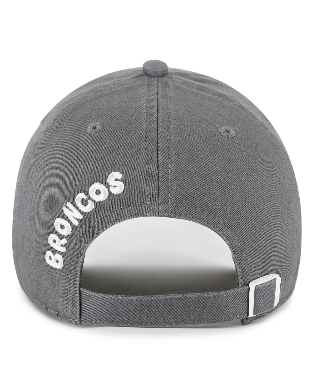 47 Brand Women's Gray Denver Broncos Bright Side Clean Up Adjustable Hat