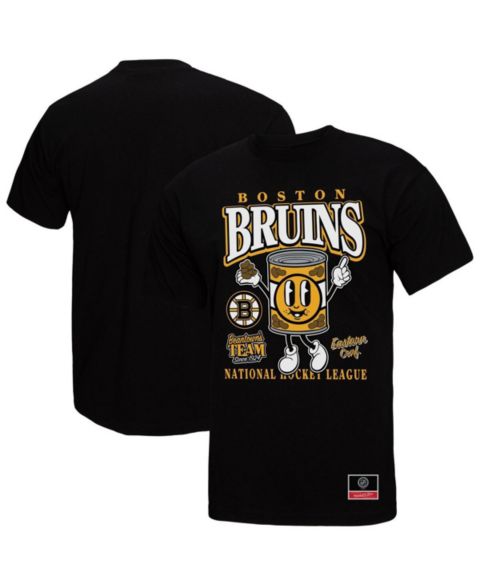Мужская футболка Mitchell & Ness Black Boston Bruins Local Food
