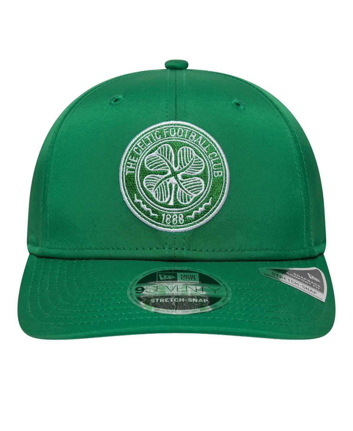 New Era Men's Green Celtic Core 9seventy Stretch-snap Hat