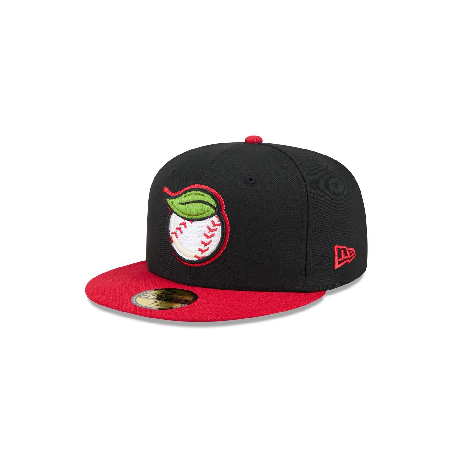 Мужская кепка New Era Black Fresno Grizzlies Theme Nights 59FIFTY Fitted Hat — фото 1