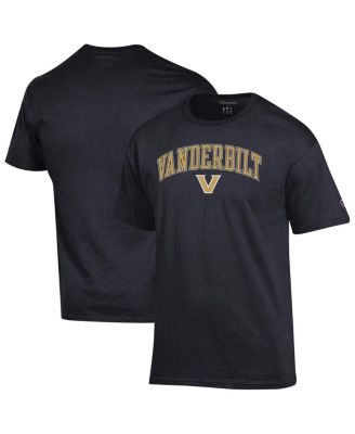 Champion - Men's Black Vanderbilt Commodores Arched Logo T-Shirt