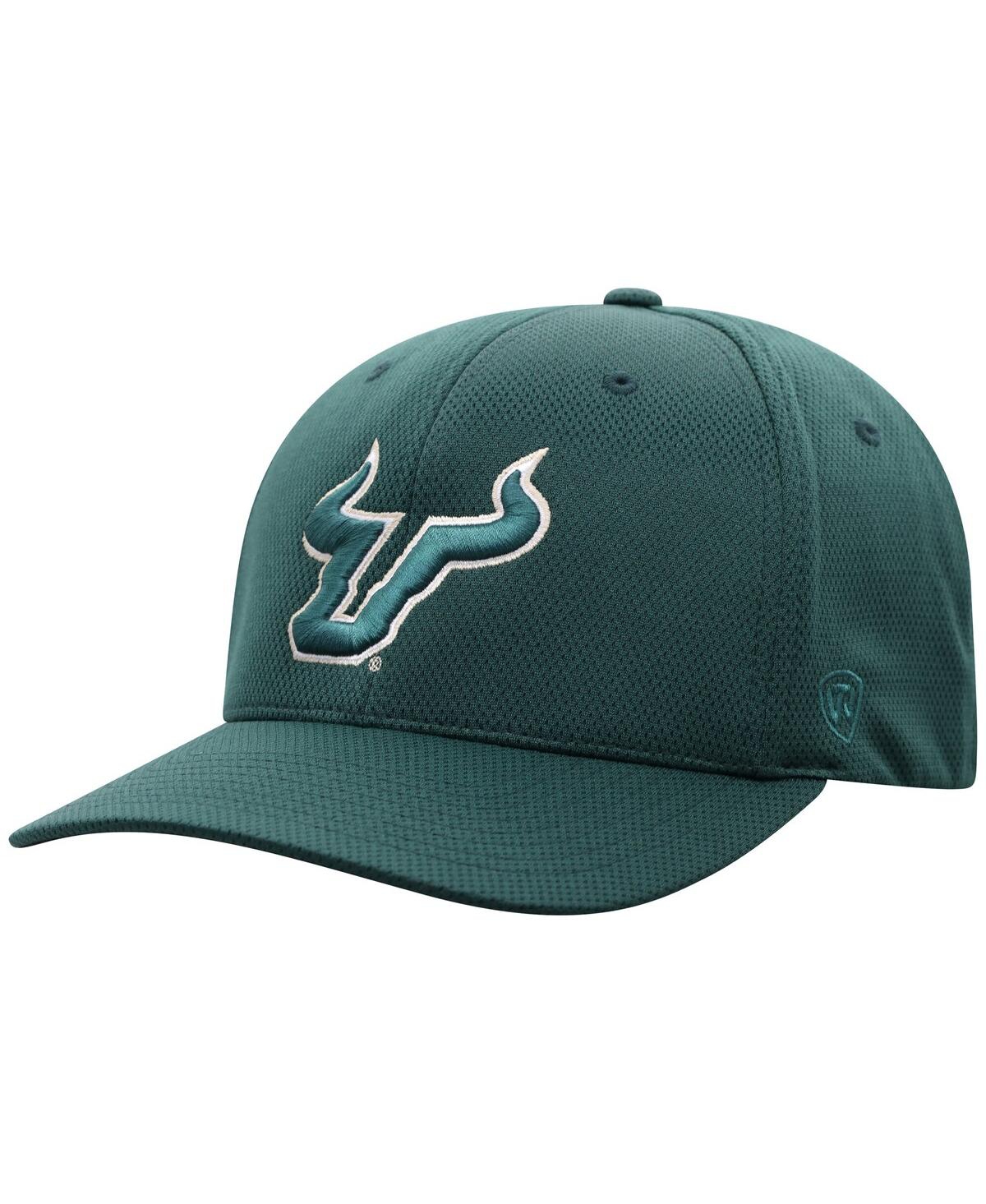 Top Of The World Green South Florida Bulls Reflex Flex Hat