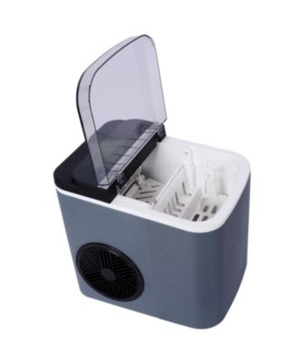 Portable Ice Machine, 26 lbs/Day, 9 Ice Cubes in 6 Mins, ETL & FDA Certified for Home & Kitchen