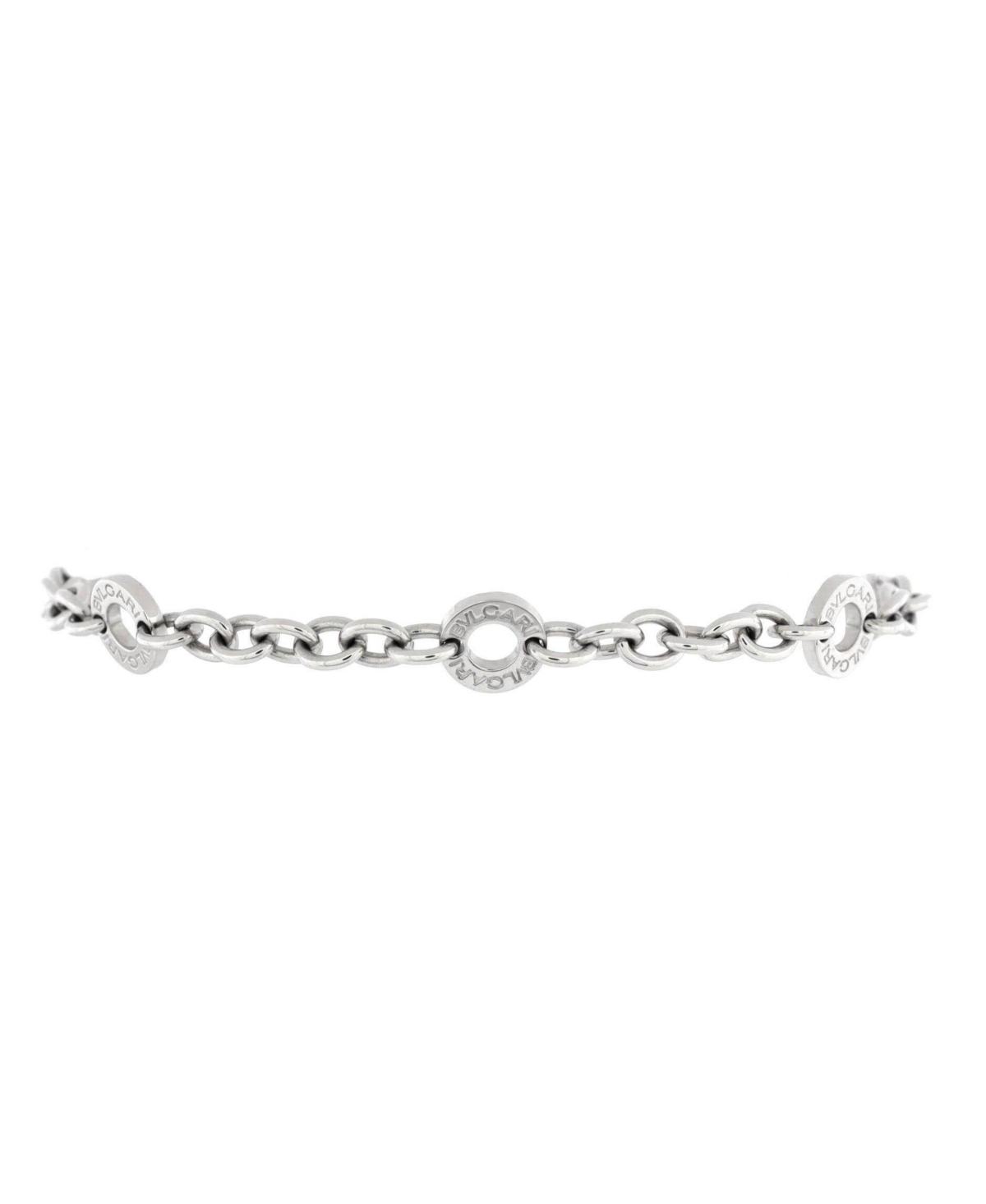 Bvlgari Bvlgari Station Bracelet 18K White Gold - 18k white gold