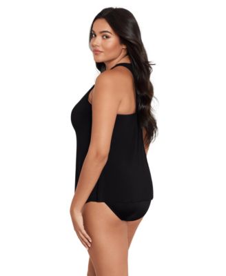 Plus Size Taylor Tankini Top - Palm Green
