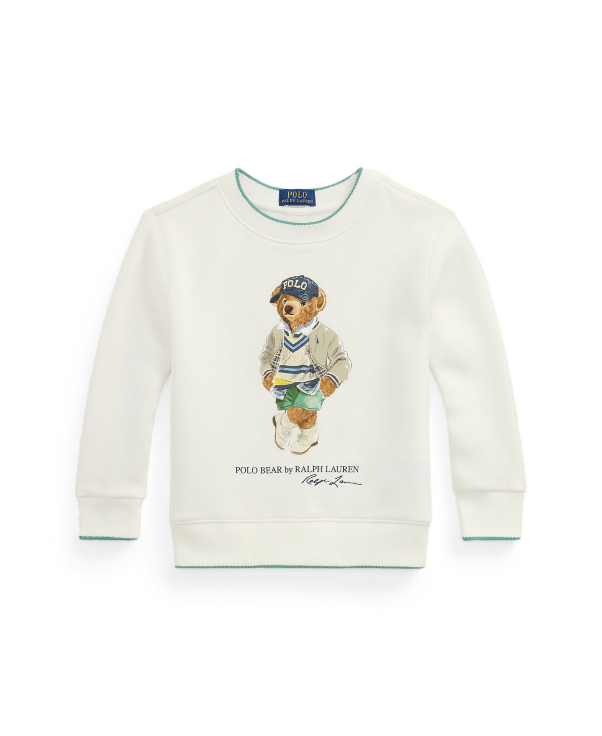 Polo Ralph Lauren Toddler And Little Boys Polo Bear Fleece Sweatshirt