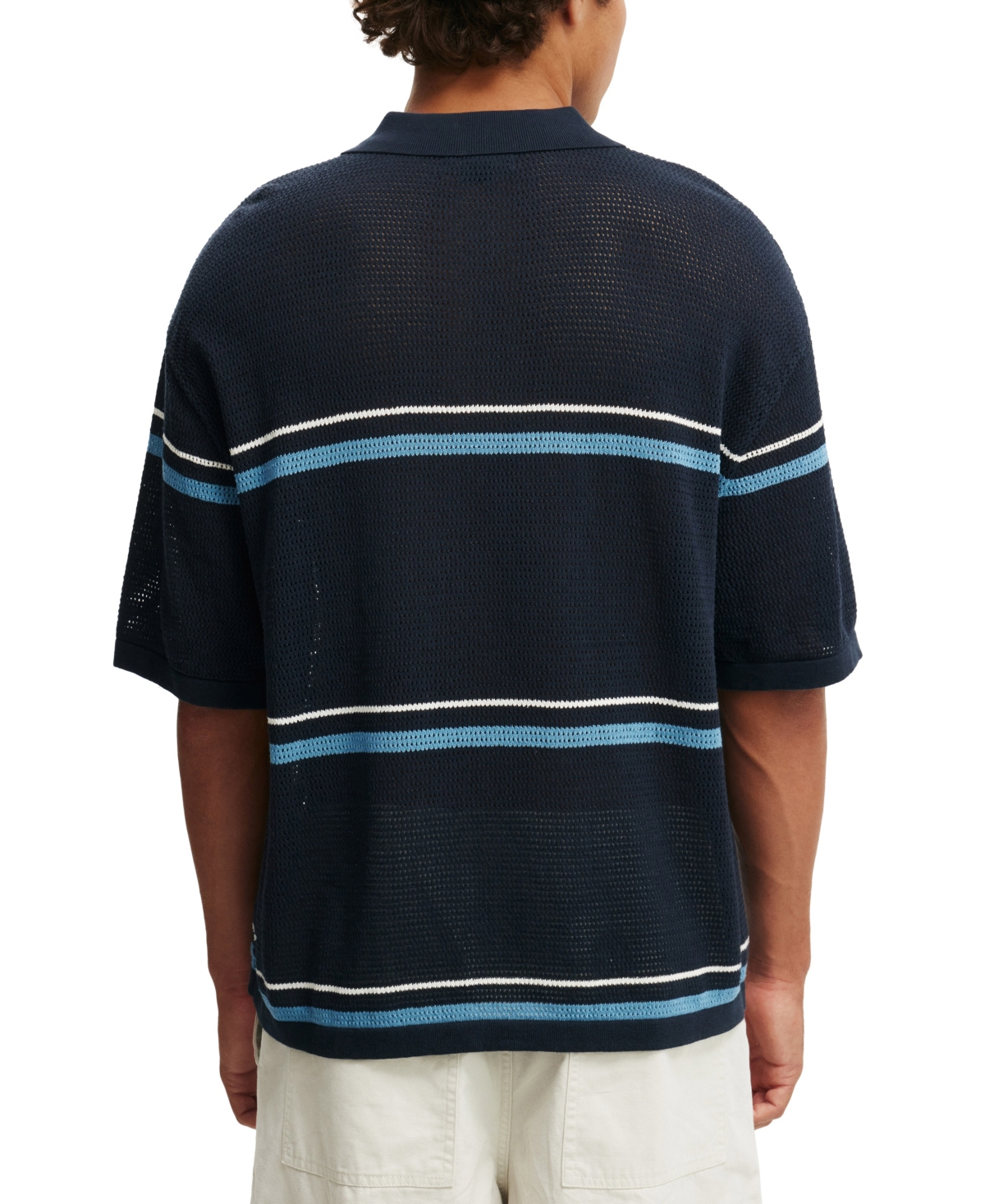Shop Cotton On Men's Knitted Polo Shirt
