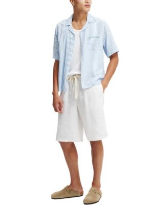 Men's Baggy Linen Shorts