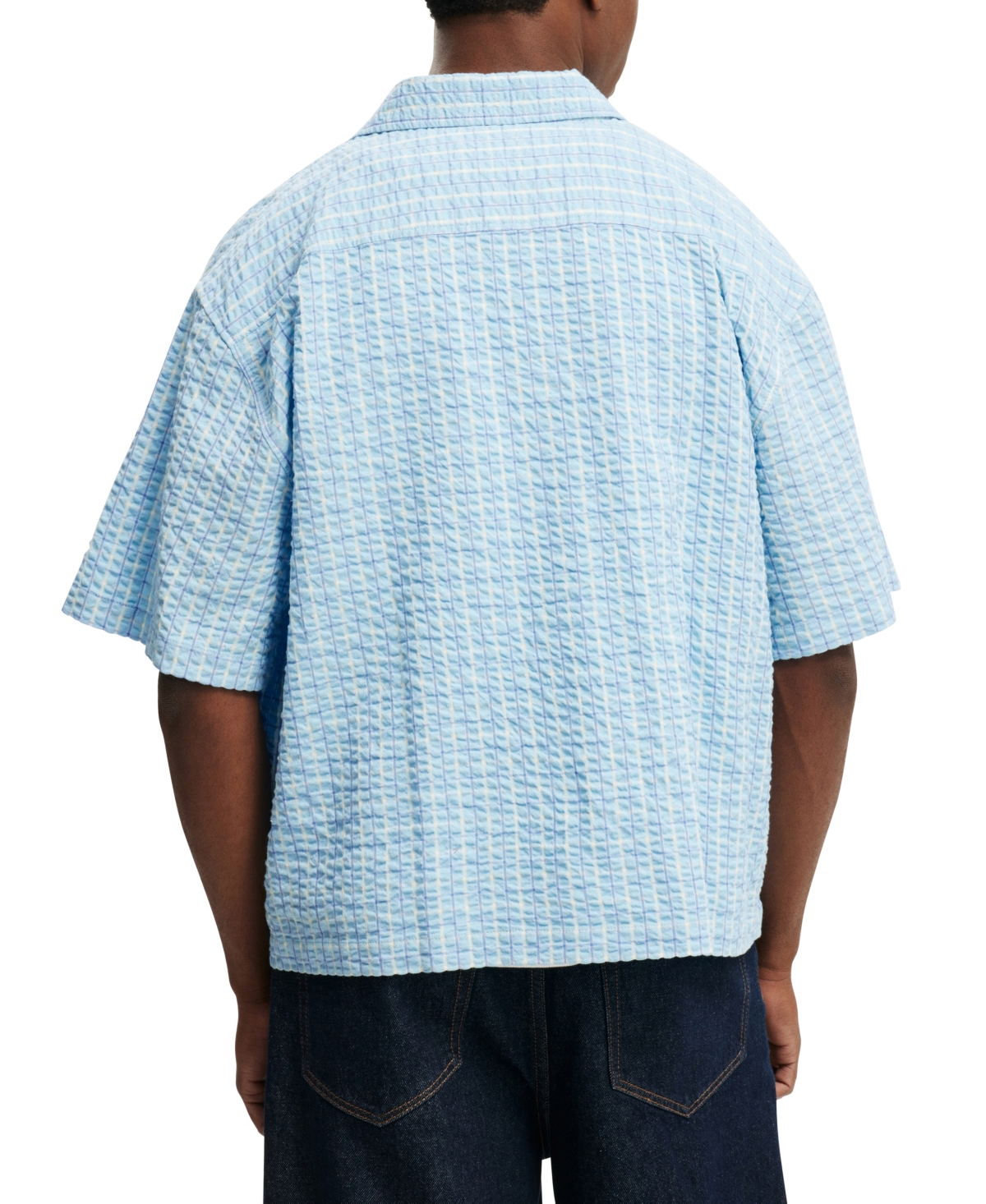 COTTON ON MEN'S VENTURA SHORT SLEEVE SHIRT 