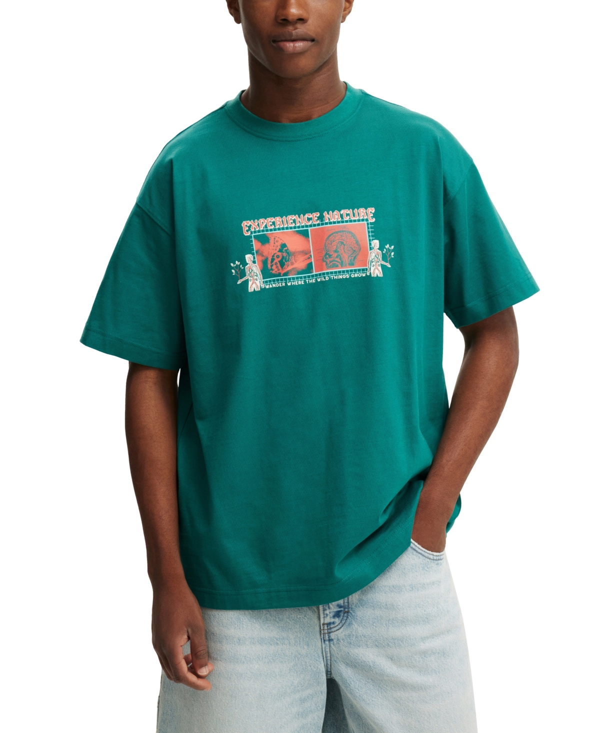 COTTON ON MEN'S BOX FIT GRAPHIC T-SHIRT 