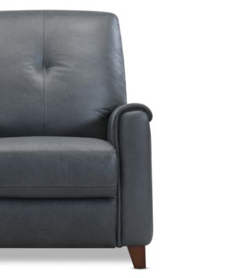 Ashlinn 35" Pushback Leather Recliner, Exclusively at Macy's