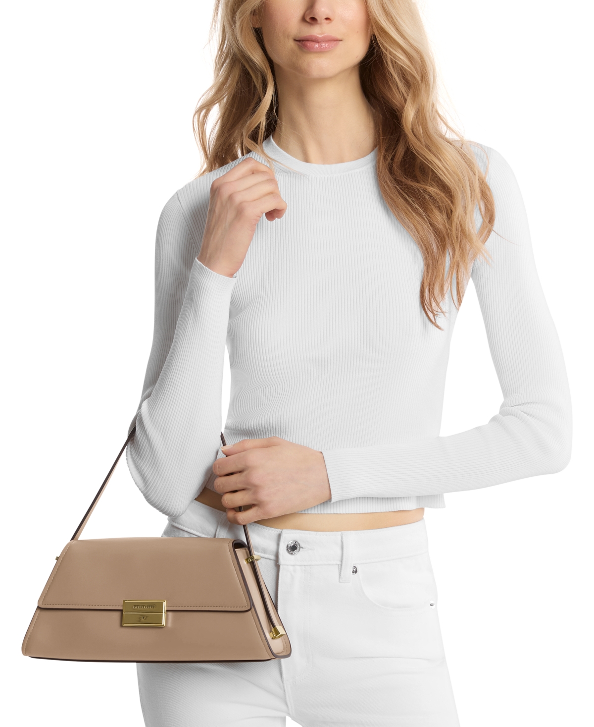 Michael Kors Michael  Ludlow Small Leather Convertible Shoulder Bag