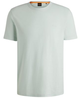 Men's Cotton Slub Logo Detail T-Shirt